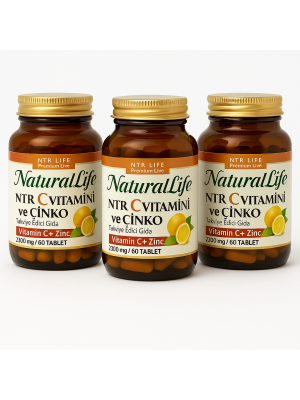 NTR C VİTAMİNİ + ÇİNKO 3 ADET